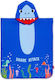 Legami Beach Towelling Poncho for Kids Shark Ptk0002