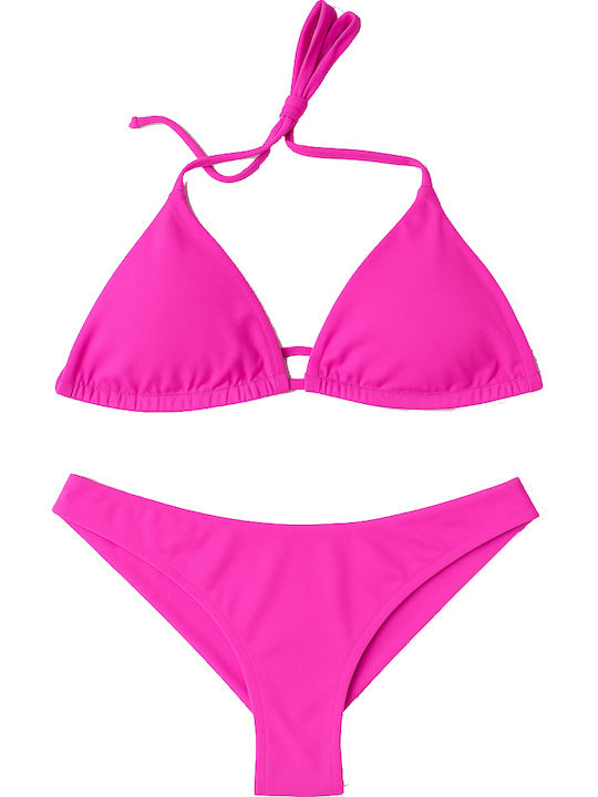 Set Bikini Τριγωνάκι & Brazil Φούξια