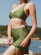 Solano Swimwear Feminin Echipat de Plajă Olive