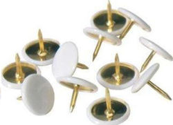 Amtech White Metal Push Pins 50pcs Amtech White Metal Push Pins 50pcs