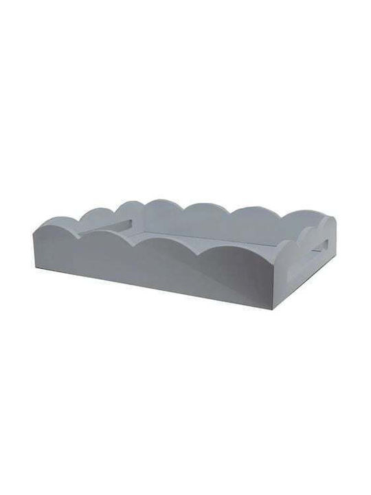 Addison Ross Dreptunghiular Tavă de Servire cu Mânere în Culoare Gri 43x33x8cm 1buc