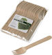 Wooden Fork 16cm 100pcs Disposable