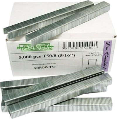 Crisco T50/12 Staples T50/12 12mm Pack of 5000 pcs