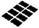 Self-Adhesive PVC Labels Y3.5x5cm Jars 8/sheet 10 sheets