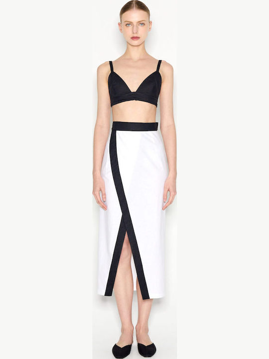 Midi Φούστα Φάκελος White