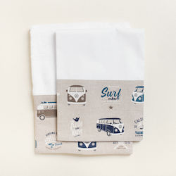 Beauty Home Set Bătături De Botez Albe 3 Bucăți