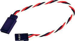 Yuki Model Servo Extension Cable Gold Connector Uni 15cm Twisted Bulk Yuki Model Servo Extension Cable Gold Connector Uni 15cm Twisted Bulk