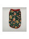 Bonnie Medium Green Christmas Dog Shirt with Gingerbread Men
