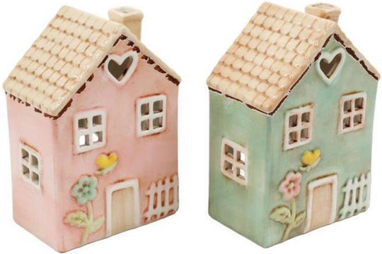 Atmosphera Crăciun Ceramic Suport pentru lumânare 17x12cm.