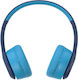 Havit Wireless / Wired On Ear Headphones with Radio with 18 hours of Operation Blue