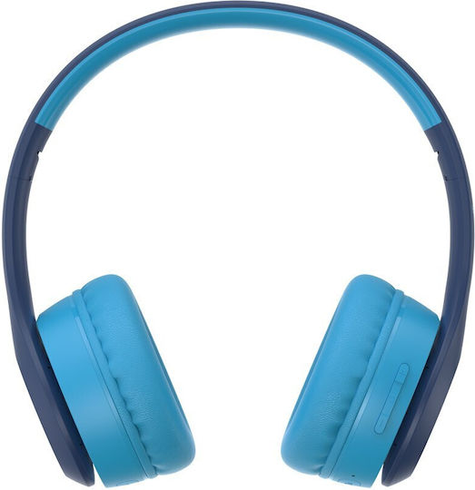 Havit Wireless / Wired On Ear Headphones with Radio with 18 hours of Operation Blue