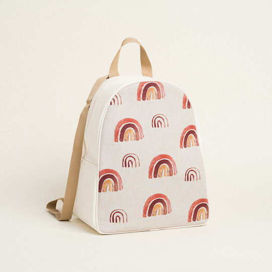 Beauty Home Baptism Bag Rainbow Fabric 43x35x23cm