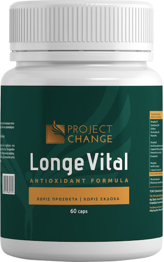 Project Change Longe Vital 500mg Supliment Pentru Piele Sănătoasă 60 Capsule