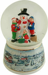 Beleuchtete Weihnachts Schneekugel mit Schneemann Beleuchtete Weihnachts Schneekugel mit Schneemann