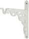 Country Casa Hängender Blumentopfständer Metall Weiß 2cmx18cmx25cmcm.