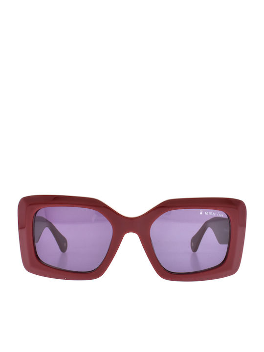 Miss Oh Feminini Ochelari de soare cu Burgundy Cadru și Burgundy Lentilă MO53 C2