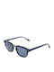 Bulget Men's Sunglasses with Blue Plastic Frame and Blue Polarized Lens BG9229M E01P