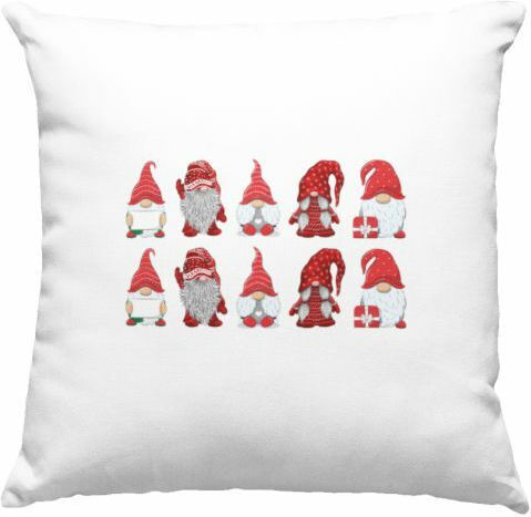 Weihnachtsdekoratives Kissen Platz Weiß 40x40cm
