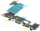 Flex Cable with Charging port in Gray color for iPhone 6s Plus