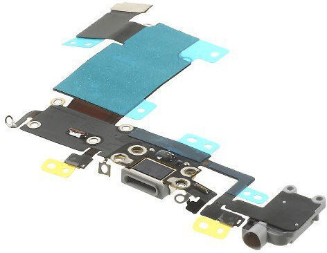 Flex Cable with Charging port in Gray color for iPhone 6s Plus