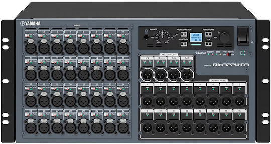 Yamaha RIO-3224 D3 I/O Integriert Kommerzieller Verstärker 16 Kanäle 100W/100V