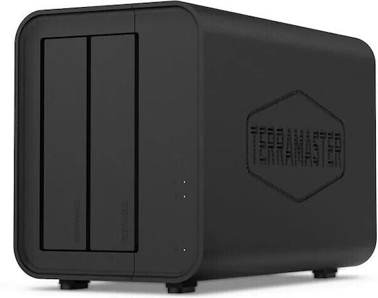 TerraMaster NAS Tower with slots for HDD/SSD