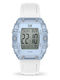 Ice Small Digital Womens Watch 38mm Battery with White Rubber Strap