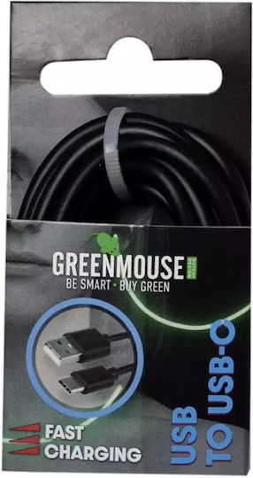 Green Mouse USB 2.0 Kabel USB-C männlich - USB-A Schwarz 2m (66956576)