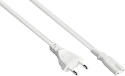 Alcasa Euro - IEC C13 Cable 1.8m Λευκό (P0370-W018) Alcasa Euro - IEC C13 Cable 1.8m Λευκό (P0370-W018)