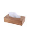 Eurocasa Wooden Tissue Holder Brown 7x14x26cm 6723