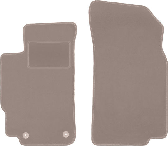 Beige Front Mats Peugeot 406 Sedan Station Wagon Break 1995-2004