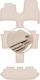 Premium Beige Fußmatten Lancia Phedra 7-Sitzer 2002-2010