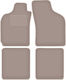 Beige Velvet Car Mats Fiat Albea Sedan 2002-2010