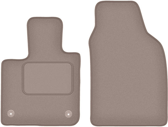 Beige Vordermatten Fiat E-500x 500x Elektro Crossover 2019