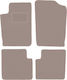 Beige Velvet Floor Mats Citroen Xsara Break Station Wagon Hatchback 1997-2006