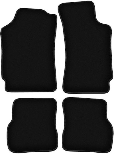 Covorașe de podea negre din catifea pentru Skoda Felicia Hatchback și Break 1994-2001