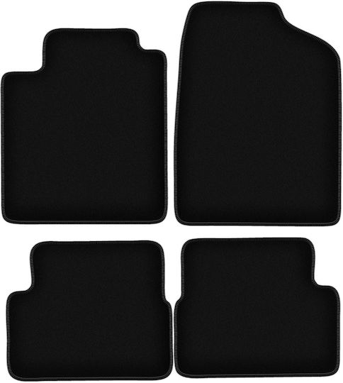 Basic Black Velvet Floor Mats for Toyota Celica Viii Coupe 1999-2006