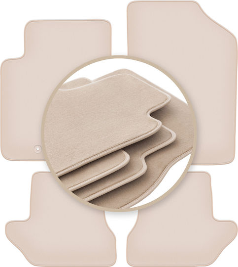 Premium Beige Floor Mats Citroen C3 Pluriel Cabrio 2003-2010