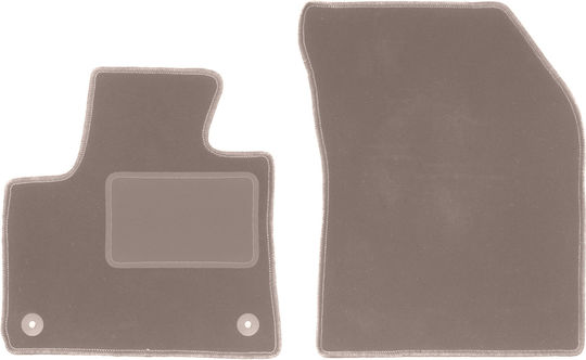 Beige Front Mats Opel Ka Crossover 2017