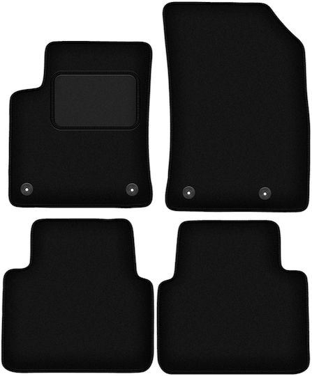 Black Velvet Floor Mats Citroen C3 Aircross Ii Crossover 2017