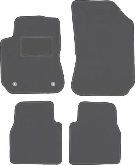 Graphite Car Mats for Citroen C4 Cactus Crossover 2014-2018