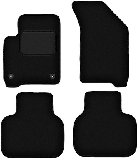 Black Velvet Floor Mats Fiat Freemont Crossover 2011-2016