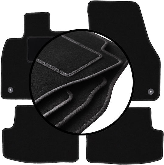 Velour Carpet Car Mats Set for Seat Ateca Crossover 2016