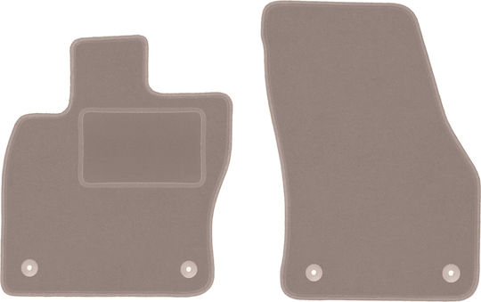 Beige Front Mats Volkswagen T-roc Crossover 2017