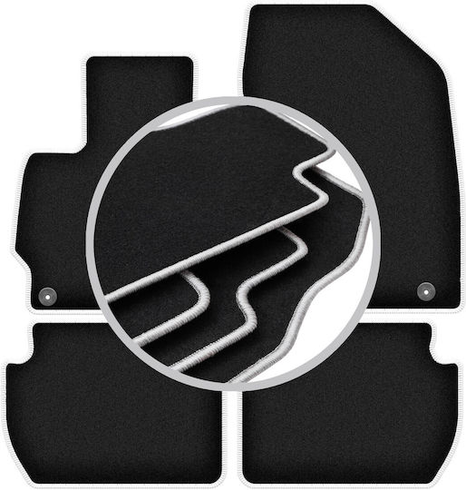 Carlux-silver Car Mats Citroen C-crosser Crossover 2007-2012