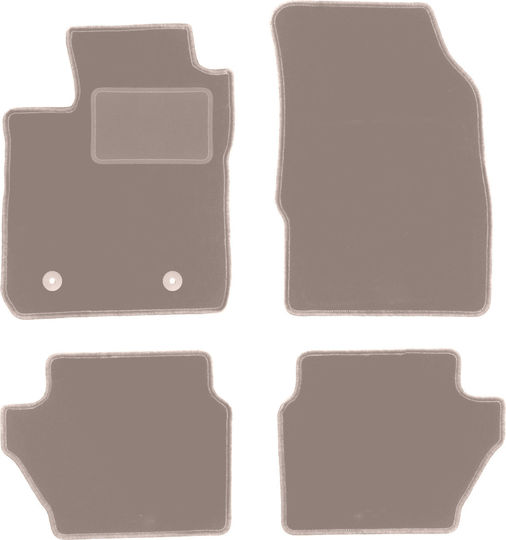 Beige Samt Fußmatten Ford Ecosport Mk2 Crossover 2012-2017