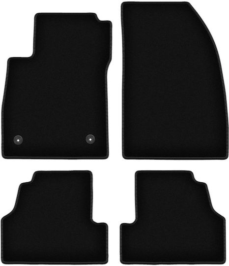Covorașe de podea negre simple din catifea Chevrolet Trax Crossover 2013