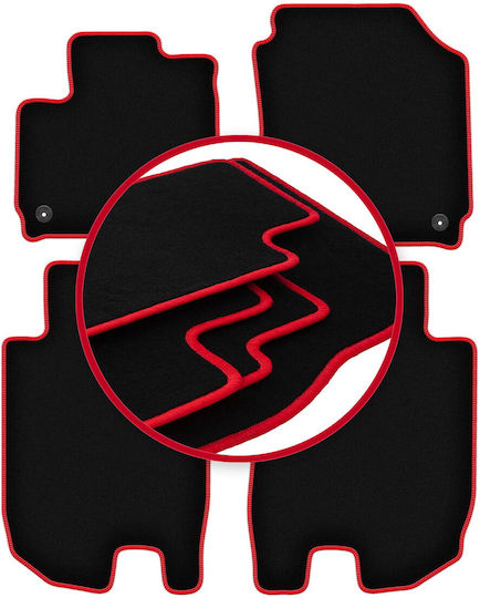 Carlux-red Car Mats Honda Hr-v Iii Crossover 2018
