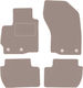 Beige Velvet Car Mats Peugeot 4007 Crossover 2007-2012