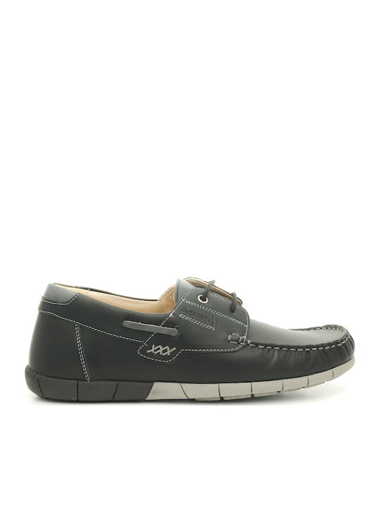 Men's Leather Moccasins Black